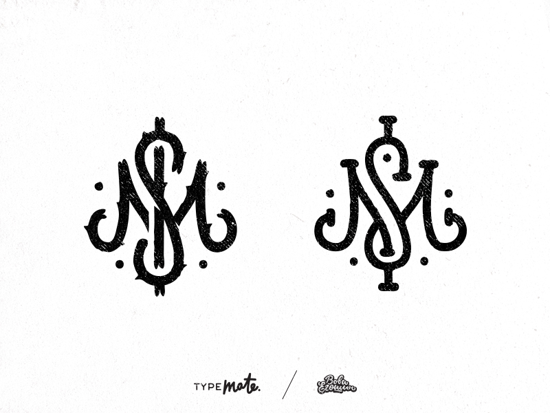 MS/M$ monogram by Typemate on Dribbble