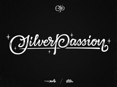 Silver Passion calligraphy custom handmade handwritten lettering logo passion shine silver type typemate vovaegoshin