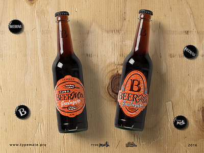 BeerЖа final logos b beer bottle calligraphy craft exclusive lettering logo logotype mate packaging type