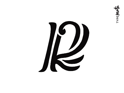 R2 logo concept calligraphy casual hand lettering lettering logo logotype monogram r2 typemate typography