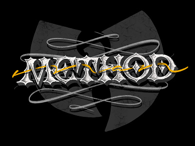 Method Man calligraphy customtype handlettering hiphop lettering logo logotype rap typemate wutang