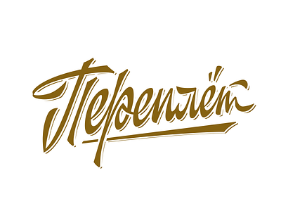 Переплёт lettering logo