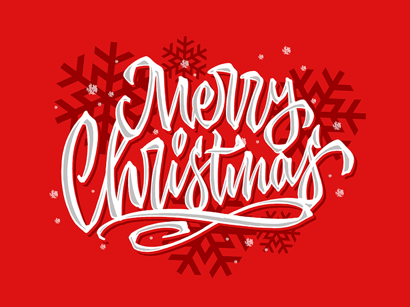 Merry Christmas designed by Typemate. 