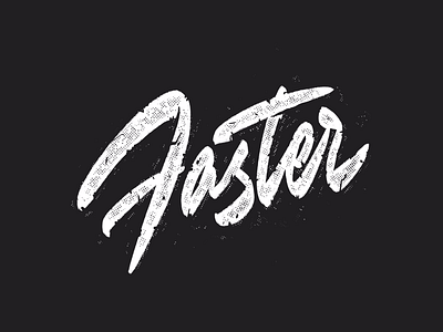 Faster! brush brushpen faster lettering procreate procreate brushes script typemate