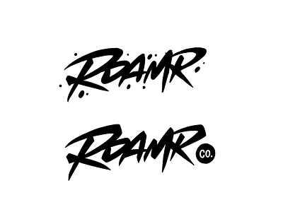 Roamr calligraphy custom type lettering logo logotype type typography