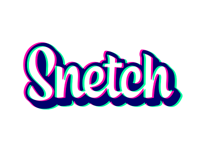 Snetch calligraphy customtype handlettering lettering logo logotype script type typemate typography wordmark