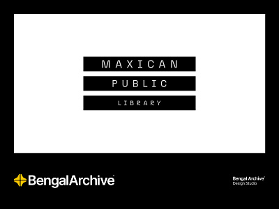 Maxican Public Library bengal archive bengalarchive brand identity branding corporate identity design graphic design illustration logo ui