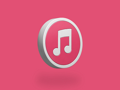 Music App Icon cinema4d icon photoshop