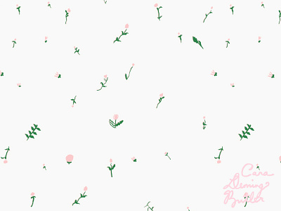 Original Ditz apparel baby design floral giftwrap illustration surface pattern wallpaper