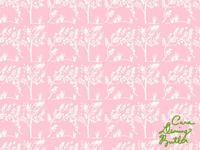 Pastoral Toile apparel design giftwrap illustration surface pattern toile de jouy wallpaper