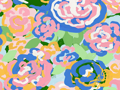 Tropical Moment Floral apparel design floral illustration surface pattern wallpaper