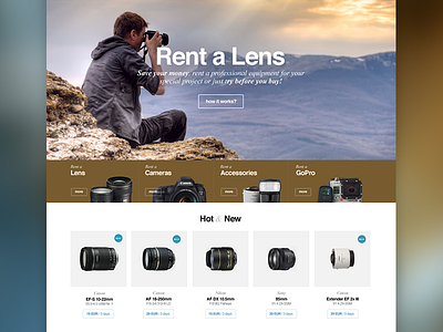 Rent a Lens Sneak Peek cameras clean go pro homepage lens photography rent