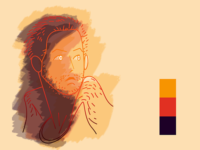 Blade runner 2049 - illustration and color palette