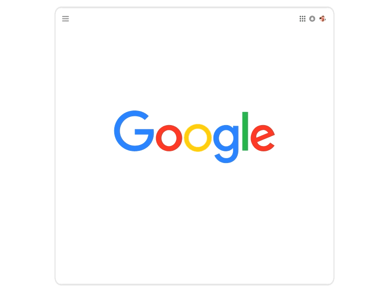 Google Search Ui Animation (For fun)