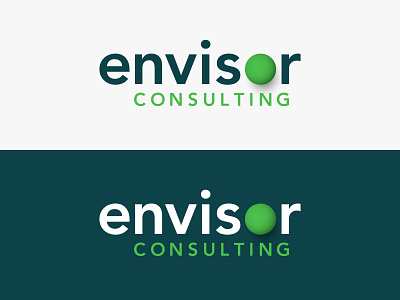 Envisor Consulting — New Logo adobe illustrator branding color logodesign