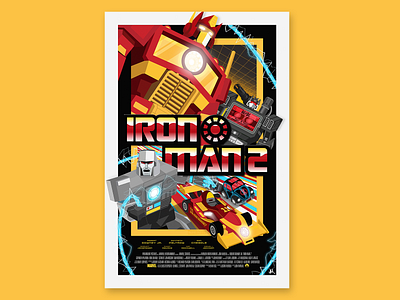 Iron Man 2 – Movie Poster alternative movie poster amp black widow collection dynamic illustration iron man ironman marvel marvel entertainment mcu movie poster optimus prime poster poster design race car sketch tony stark transformers vector