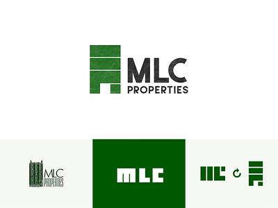 MCL Properties Logo Rebrand branding building condo green green and black illustration logo logo design logo designer minimalist minimalist logo mlc properties process reality rebrand simple vector