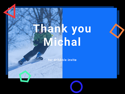 Dribbble First Shot bangalore card first fun game invite mountain shot dribbble ski snow winter