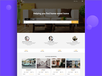Real estate Landing page agent brand builders cms estate landing page property real ui ux wireframe