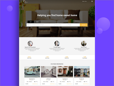 Real estate Landing page