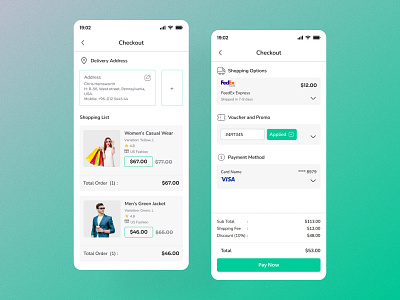 Ecommerce App Checkout Process