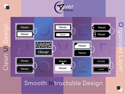 Hover Animation.. app branding carrd design graphic design hover illustration logo ui ux