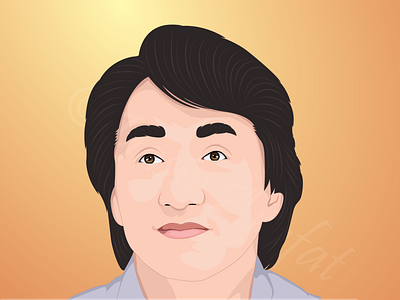 Vector of Jackie Chan