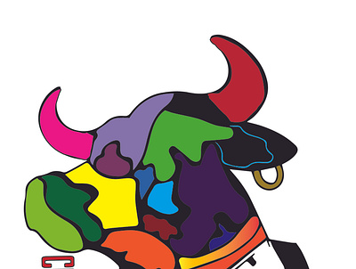 Creative Bull design graphic design illustration logo