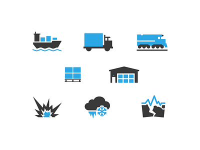 Logistics Icons icons