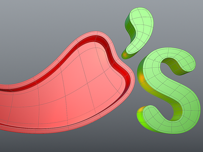 Chili’s Drawing - Part 1 3d all quads c4d cinema 4d subdivision surface modeling