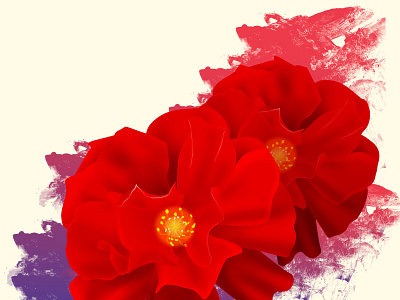 red flower