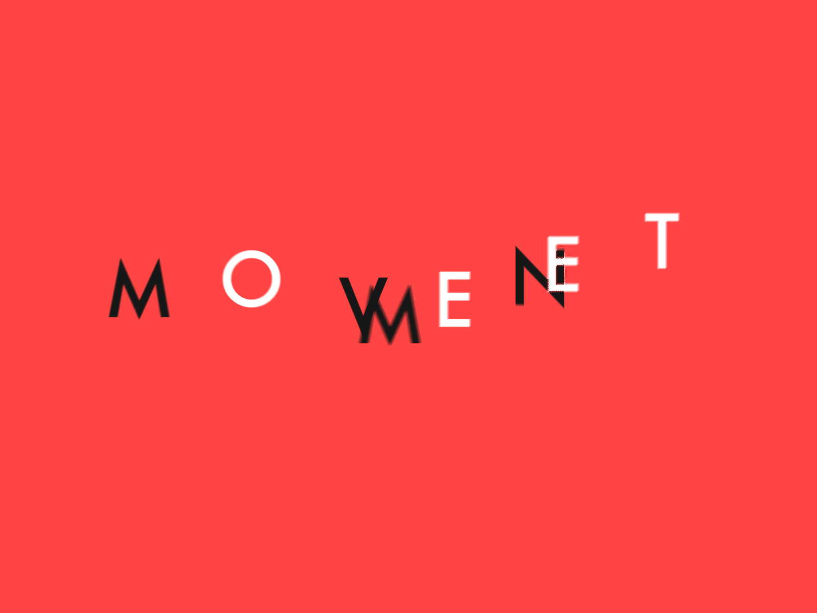 Movement after effects animated characters animated type animated typography animation artwork illustration kinetic type kinetic typography modern modern type motion motion design motion designer motion graphics movement vector vector art vector artwork