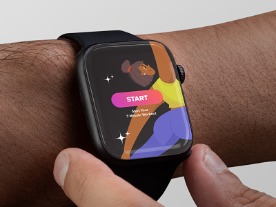 Alpha character design cute design fitness app graphic design illustrated notification illustration illustrator notification product design product designer running app smart watch smart watch illustration smart watch mockup ui ui mockup vector watch