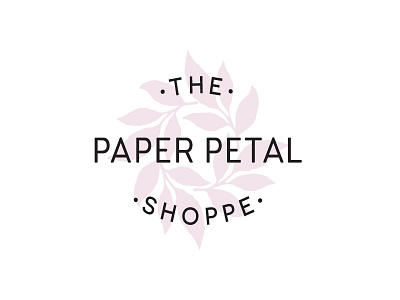 Branding: The Paper Petal Shoppe branding graphic design logo