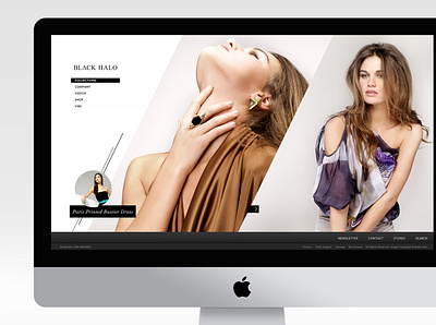 BlackHalo Web and Brand Design branding ecommerce fashion webdesign