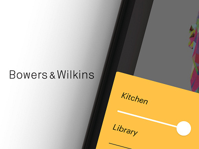Bowers & Wilkins Mobile Design mobile ui music ui