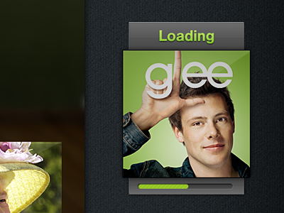Glee Loader for Contextual UI Project design ux