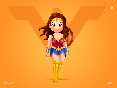 Wonder woman illustration