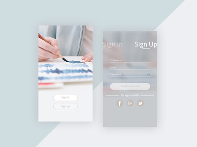 Daily UI #001 Sign up dailyui signup sketch ui