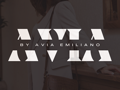 Avia Fashion Brand branding design graphic design logo typography