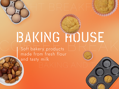 Baking house baking cake color design figma food graphic design ui