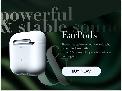 EarPods card design figma graphic design product productcard