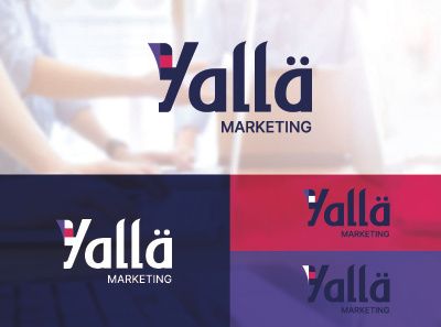 Yalla Marketing branding logo