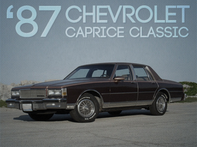 My First Car - 1987 Caprice Classic chevrolet classic my first car