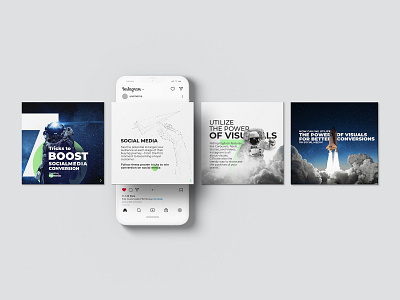 social media and instagram post art astronaut branding cover design creative creative concept creative design design graphic design illustration instagram photomontage social design social media space design template typography