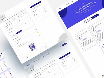 Payment platform that accepts both crypto and card design ui ux