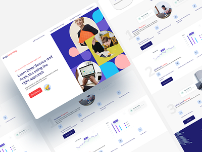 Edtech landing page