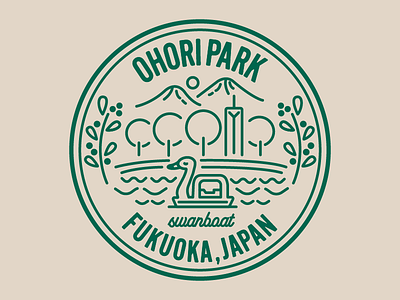 Ohori Park logo by Mariko araya on Dribbble