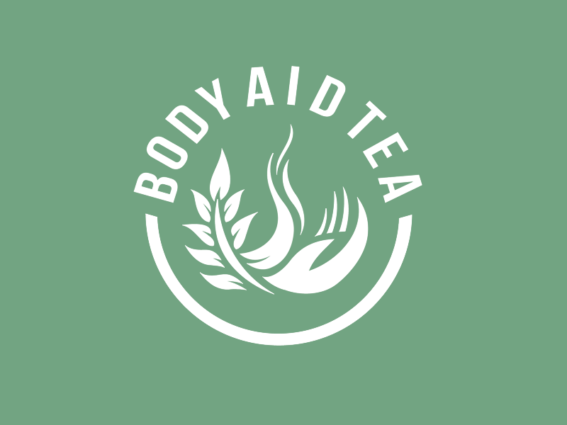 BodyAidTea branding detox detox tea logo loose leaf tea tea tea company tea cup tea leaf teatox