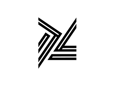 nL branding l lettering logo logo design n nl